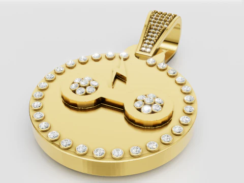 Statement Pendant 3D Print Model