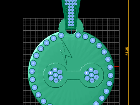 Statement Pendant Modello di stampa 3D