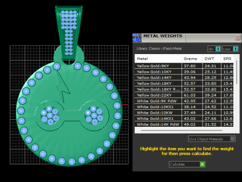 Statement Pendant Modello di stampa 3D