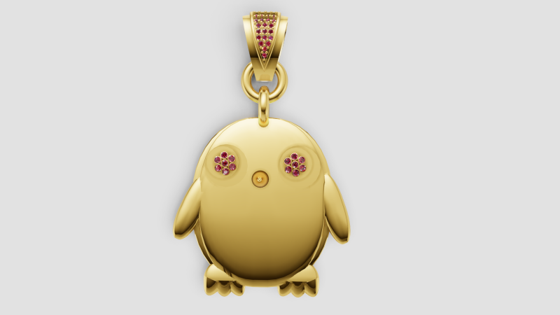 Animal Pendant 3D प्रिंट मॉडल .c4d .max .obj .3ds .fbx .stl .blend
