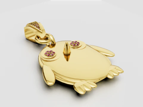Animal Pendant 3D Print Model