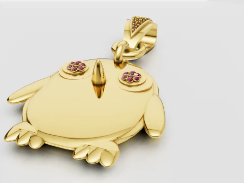 Animal Pendant 3D Print Model