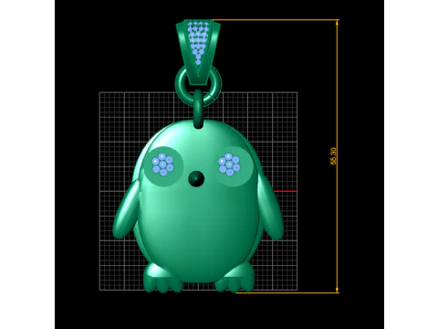 Animal Pendant 3D Print Model