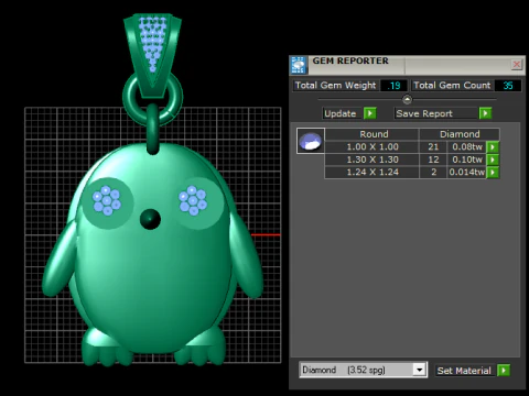 Animal Pendant 3D Print Model