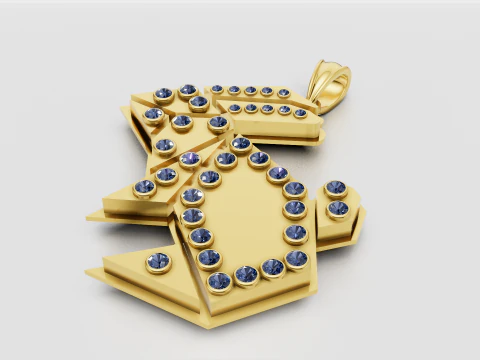 Customizable Jewelry 3D Print Model