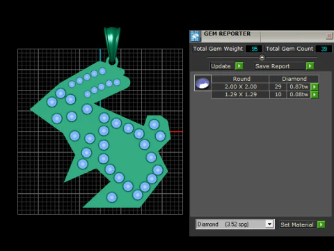 Customizable Jewelry 3D Print Model