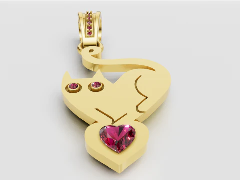 Geometrischer Anh&auml;nger 3D Druckmodell