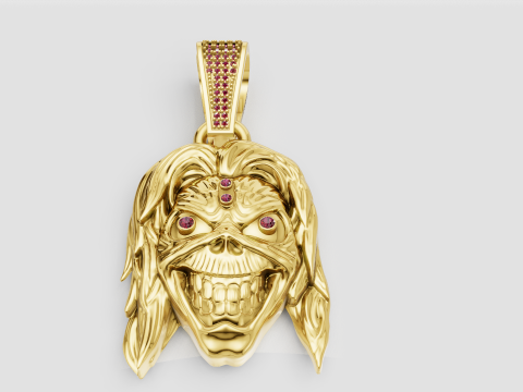 Skull pendant Modelo de impresión 3D