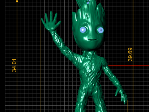 Cute character pendant Model Cetak 3D