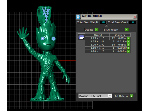 Cute character pendant Model Cetak 3D