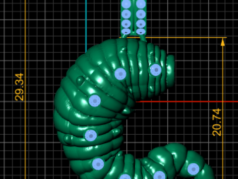 Organic form pendant 3D प्रिंट मॉडल