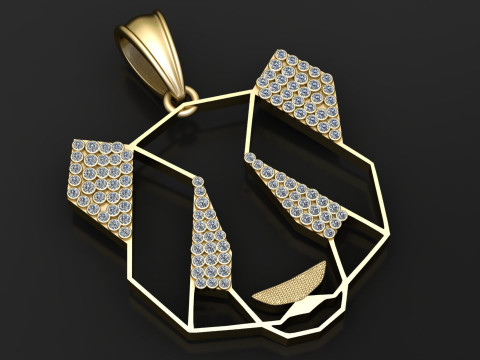 Modern Wildlife Jewelry 3D-printmodel