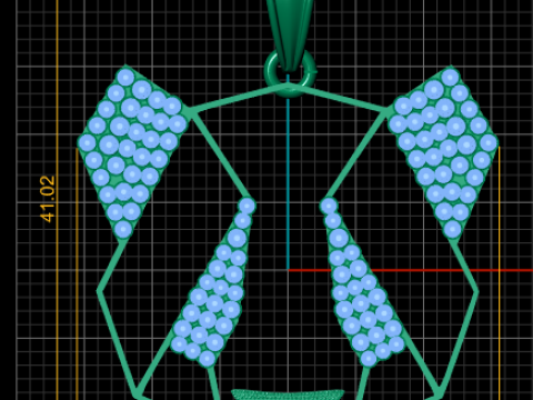 Modern Wildlife Jewelry 3D Принт Модель