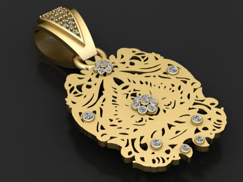 Gold Band pendants 3D Print Model