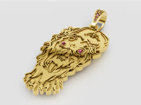 Gothic Pendant 3D Print Model