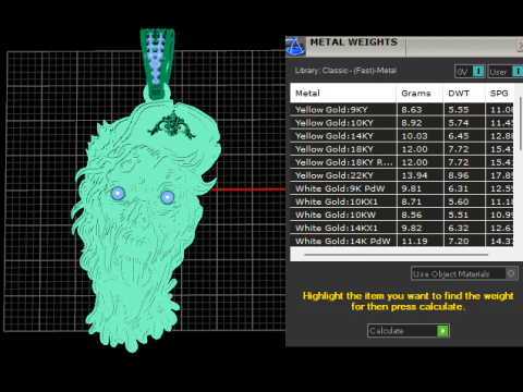 Gothic Pendant 3D Print Model