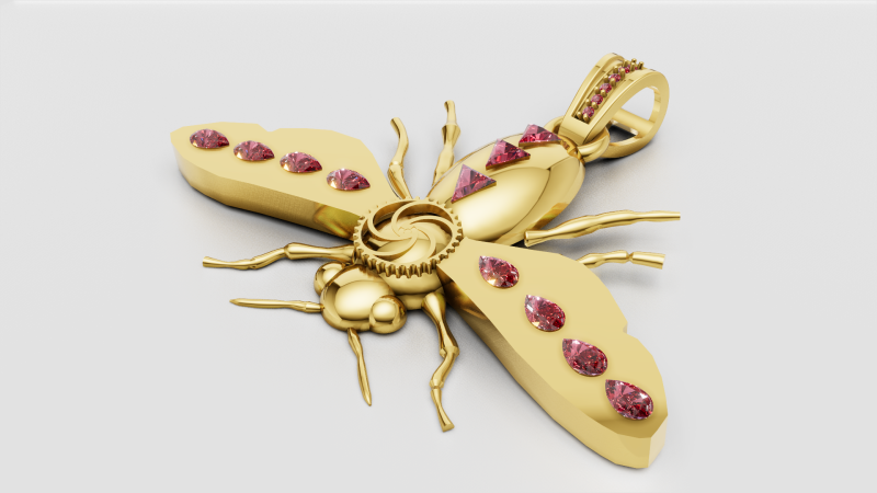 Bug Jewelry Modelo de Impressão 3D .c4d .max .obj .3ds .fbx .stl .blend 