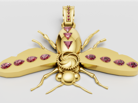Bug Jewelry Modelo de Impressão 3D