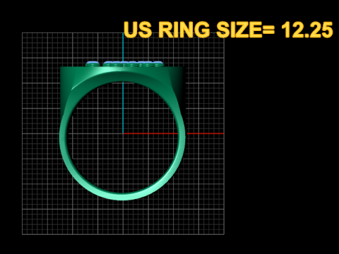 Faces gold Ring 3D 프린트 모델