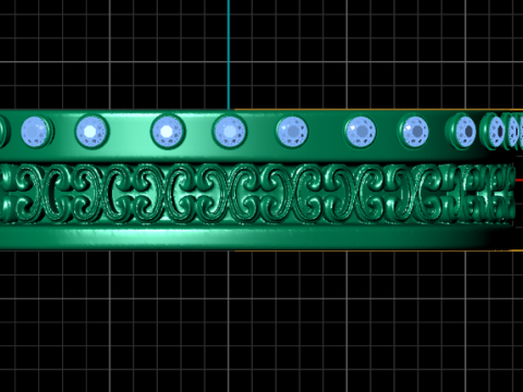Vintage Inspired Ring 3D Принт Модель