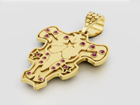 Animal Head Pendant 3D Print Model