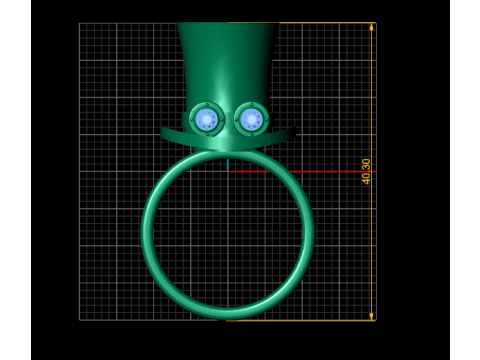 Gold Ring Design 3D Принт Модель