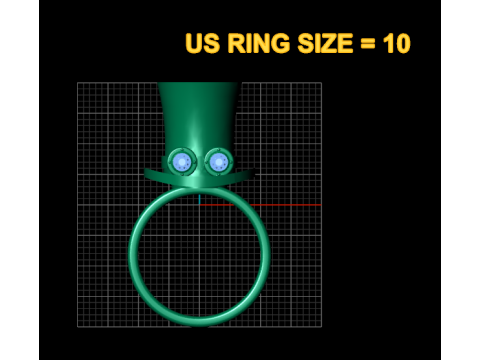 Gold Ring Design 3D Принт Модель