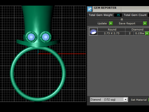 Gold Ring Design 3D Принт Модель
