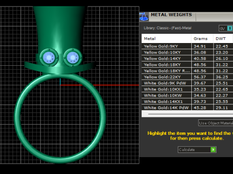 Gold Ring Design 3D Принт Модель