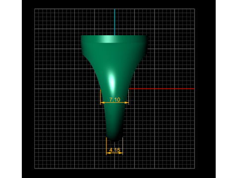 Green Gemstone Ring 3D 打印模型