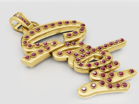 Gaby name pendant 3D Принт Модель