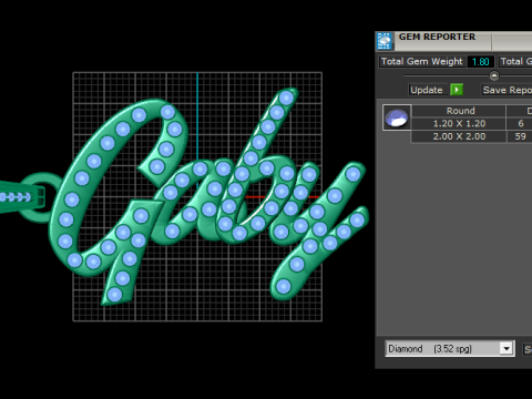 Gaby name pendant 3D Принт Модель