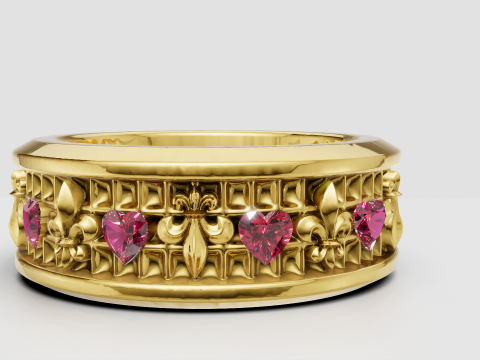 Gold ring 3D प्रिंट मॉडल