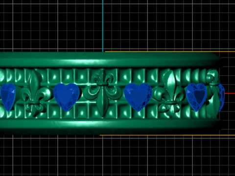 Gold ring 3D प्रिंट मॉडल