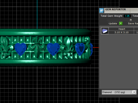 Gold ring 3D प्रिंट मॉडल