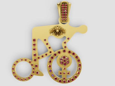 Custom name pendant 3D Print Model
