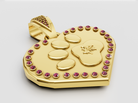 Custom animal charm 3Dプリントモデル