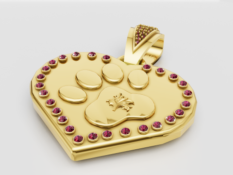 Custom animal charm 3Dプリントモデル