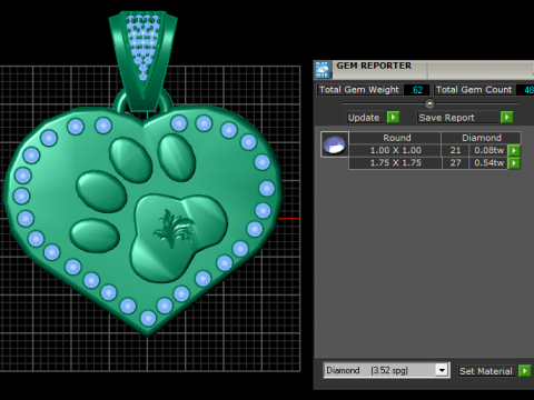 Custom animal charm 3Dプリントモデル