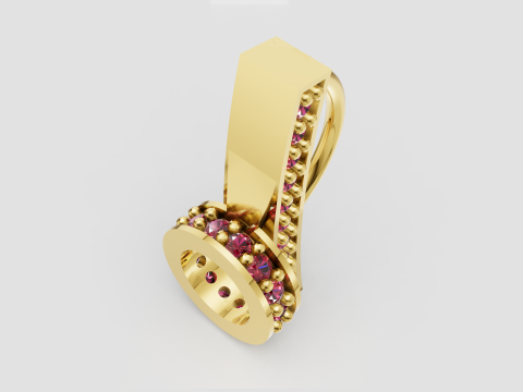 Jewelry bail pendant 3D-Druckmodell