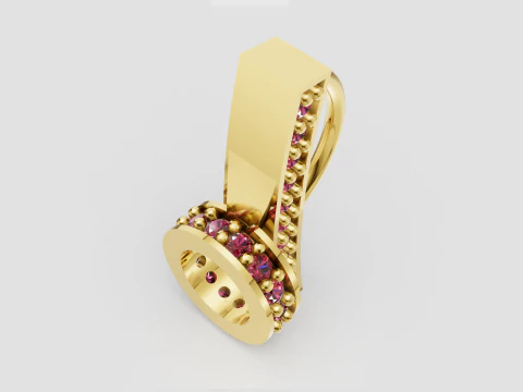 Jewelry bail pendant 3D Print Model