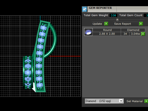 Jewelry bail pendant 3D-Druckmodell