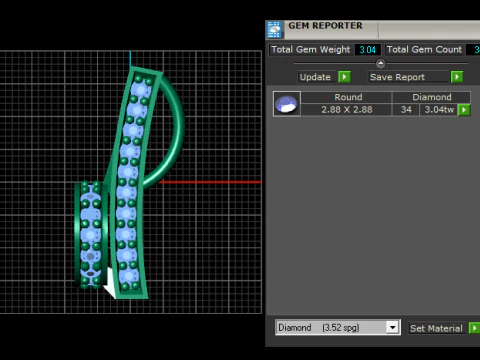 Jewelry bail pendant 3D Print Model