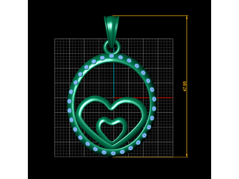 Elegant love jewelry Model do druku 3D