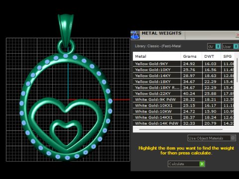 Elegant love jewelry Model do druku 3D