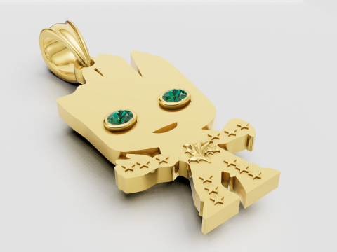 Tree character pendant Modello di stampa 3D