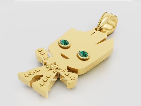 Tree character pendant Modello di stampa 3D