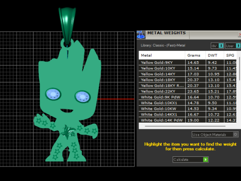 Tree character pendant Modello di stampa 3D