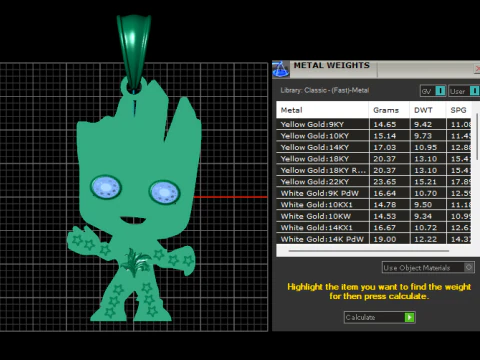 Tree character pendant 3D Print Model