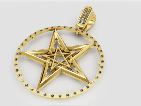 Geometric pendant 3D Print Model